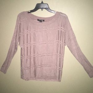A Forever21 pink sweater